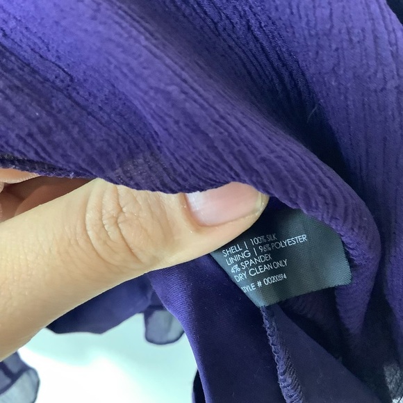 Club Monaco Deep Purple Sleeveless Midi Dress - Picture 8 of 9